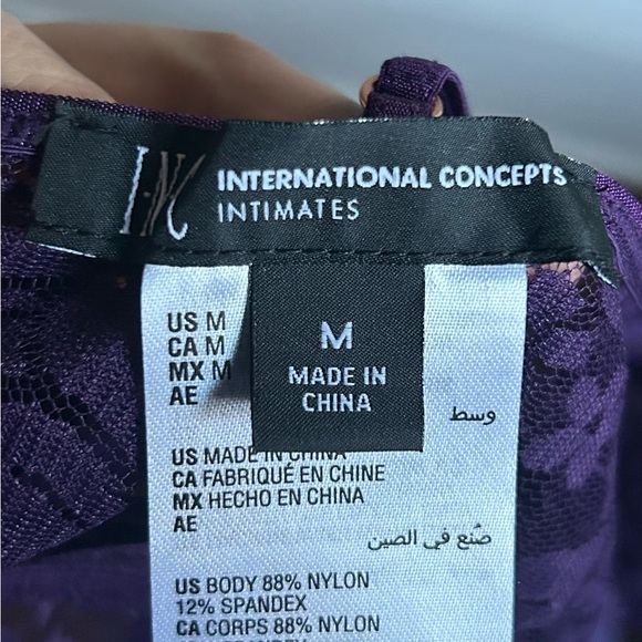 NWOT INC International Concepts Women’s Lace Bralette | Size: M | Purple Dynasty - Picture 4 of 4